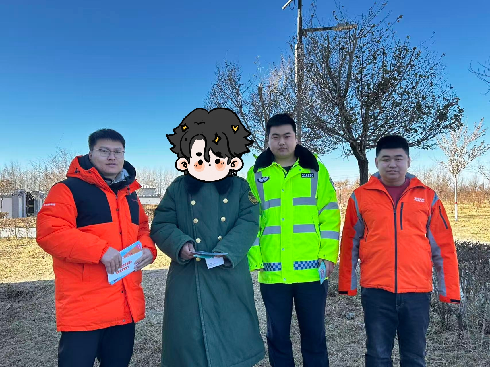 平安产险锡林郭勒中支联手交警开展守护牧区交通安全宣讲活动